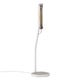 Lampadaire BODOM de Sammode, Blanc finition laiton