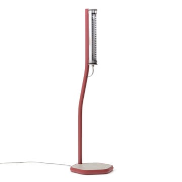 Lampadaire BODOM de Sammode, Marsala finition argent