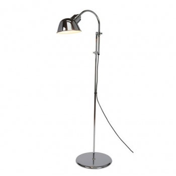 Lampadaire GINGER d'Original BTC, Chromé