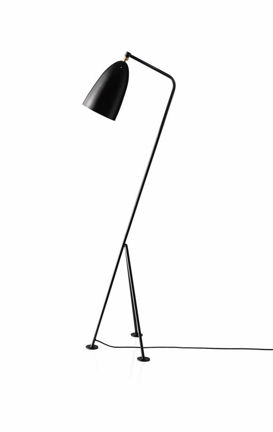 Lampadaire Gräshoppa de Gubi, Noir Lampadaire Gräshoppa de Gubi, Noir