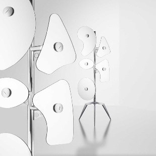 Lampadaire ORBITAL de Foscarini blanc