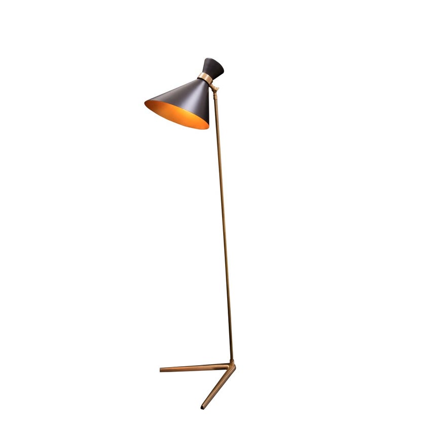 Lampadaire PEGGY de Gong, Noir Lampadaire PEGGY de Gong, Noir
