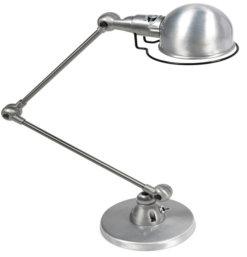 Lampe de bureau SIGNAL SI333 de Jieldé, Acier brossé