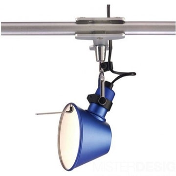 Applique TOLOMEO MICRO PINZA HALO de Artemide, Bleu