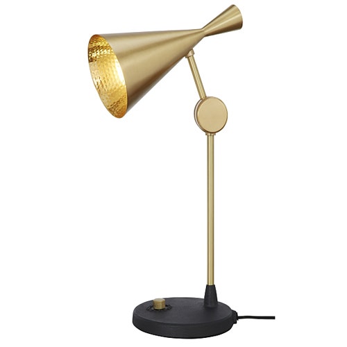 LAMPE A POSER BEAT DE TOM DIXON, LAITON LAMPE A POSER BEAT DE TOM DIXON, LAITON