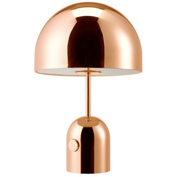 LAMPE A POSER BELL DE TOM DIXON, CUIVRE
