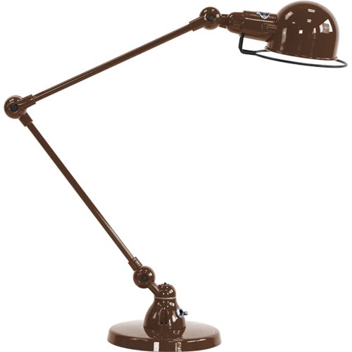 Lampe de bureau SIGNAL SI333 de Jieldé, Chocolat Lampe de bureau SIGNAL SI333 de Jieldé, Chocolat