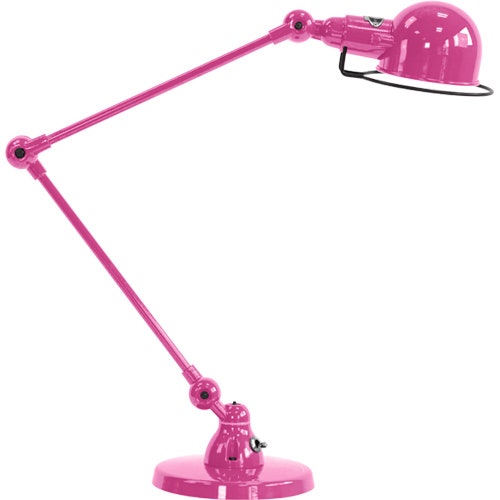 Lampe de bureau SIGNAL SI333 de Jieldé, Rose Lampe de bureau SIGNAL SI333 de Jieldé, Rose