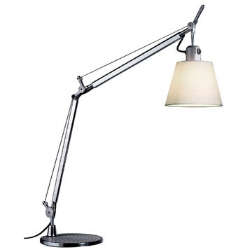Lampe à poser TOLOMEO BASCULANTE de Artemide, Diffuseur parchemin