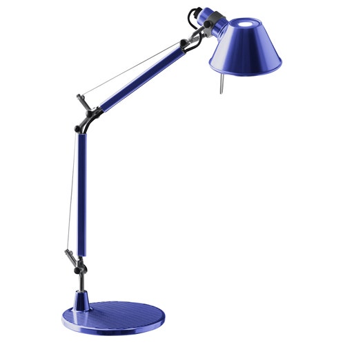 Lampe à poser TOLOMEO MICRO d'Artemide, Bleu Lampe à poser TOLOMEO MICRO d'Artemide, Bleu