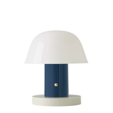 Lampe à poser SETAGO de &Tradition, Bleu crépuscule
