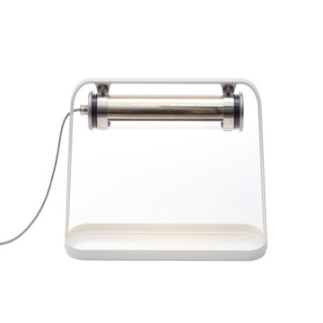 Lampe à poser ASTRUP de Sammode, Blanc intérieur laiton