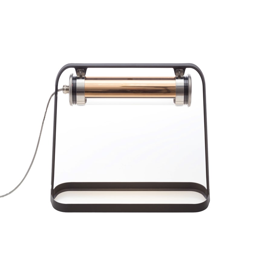 Lampe à poser ASTRUP de Sammode, Charbon intérieur cuivre