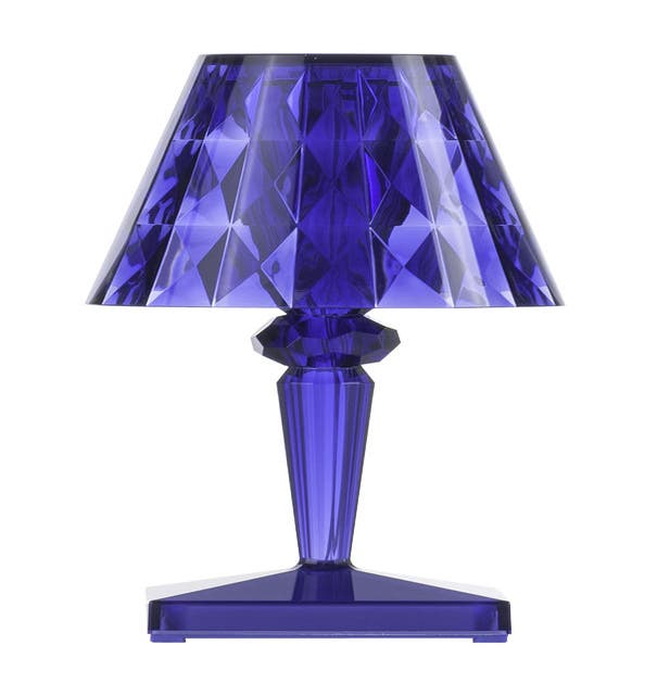 Lampe à poser BATTERY de Kartell, Bleu