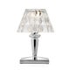 Lampe à poser BATTERY métallisée de Kartell, Chromé 