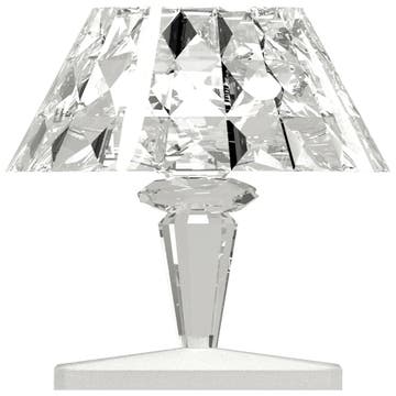 Lampe à poser BATTERY de Kartell, Cristal