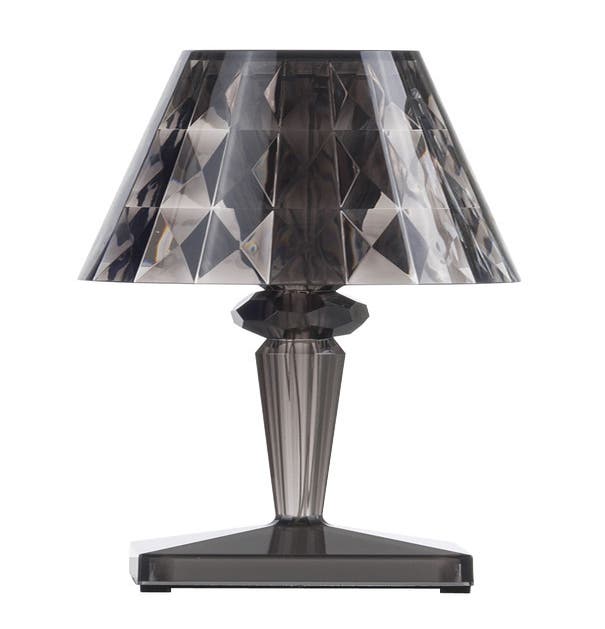 Lampe à poser BATTERY de Kartell, Fumé