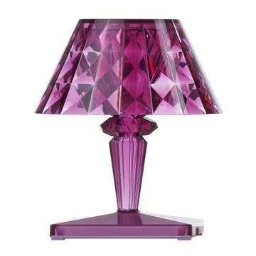 Lampe à poser BATTERY de Kartell, Prune
