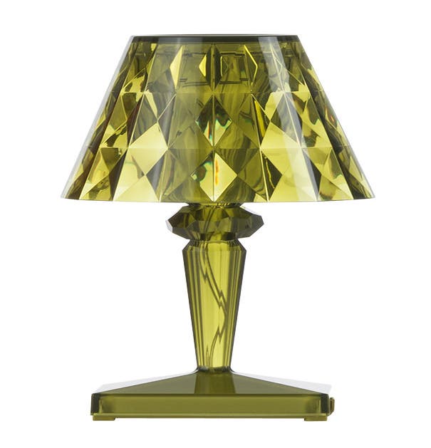 Lampe à poser BATTERY de Kartell, Vert