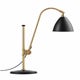 Lampe à poser BESTLITE BL1, Structure laiton, Charbon/Noir