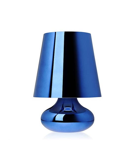 Lampe à poser CINDY de Kartell, Bleu