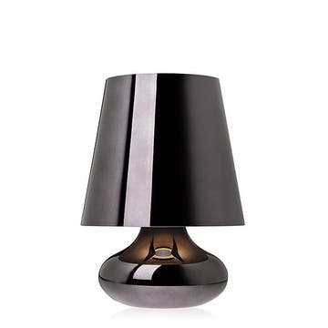 Lampe à poser CINDY de Kartell, Gris Canon De Fusil