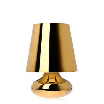 Lampe à poser CINDY de Kartell, Or Foncé 