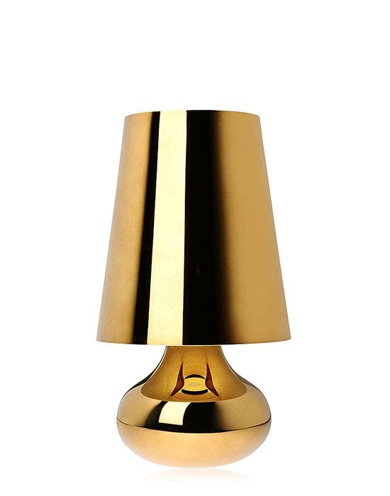 Lampe à poser CINDY de Kartell, Or Foncé Lampe à poser CINDY de Kartell, Or Foncé
