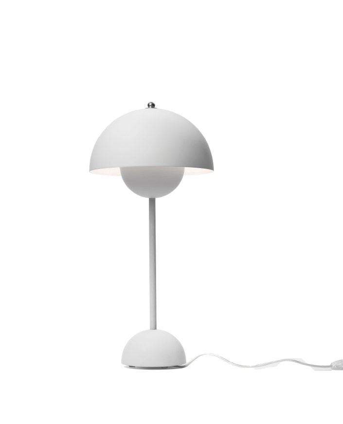 Lampe à poser FLOWERPOT VP3 de &Tradition, Gris clair mat Lampe à poser FLOWERPOT VP3 de &Tradition, Gris clair mat