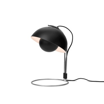 Lampe à poser FLOWERPOT VP4 de &Tradition, Noir mat