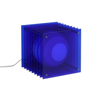 Lampe à poser LOP Big Squarre Blue