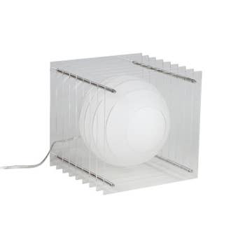 Lampe à poser LOP Big Squarre Clear