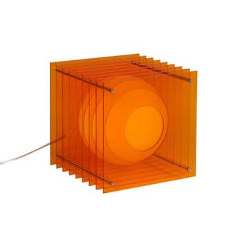 Lampe à poser LOP Big Squarre Orange