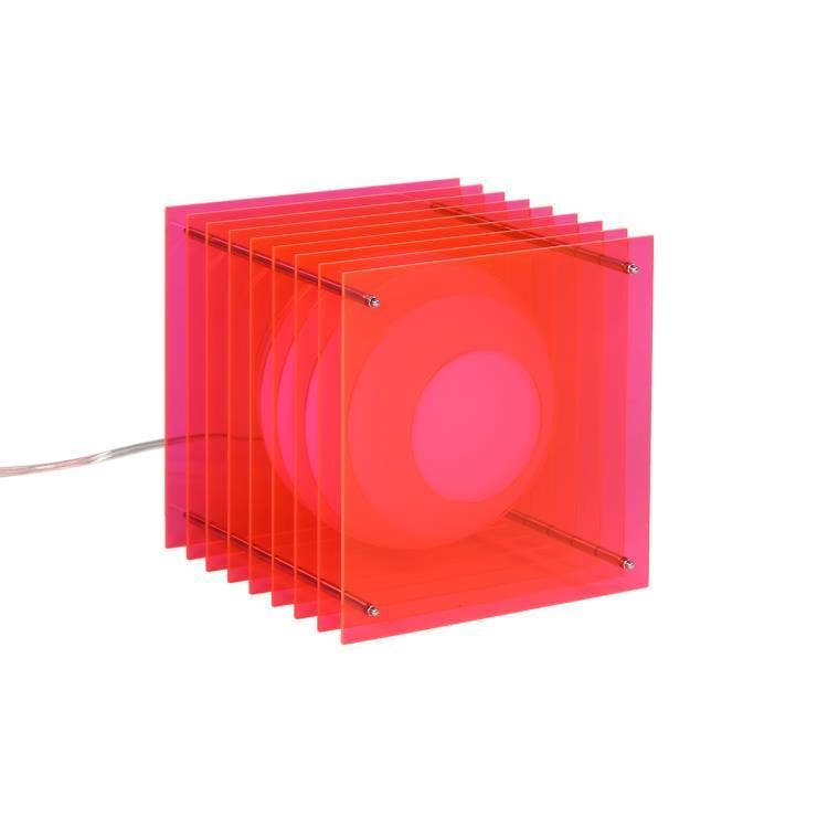 Lampe à poser LOP Big Squarre Pink Lampe à poser LOP Big Squarre Pink