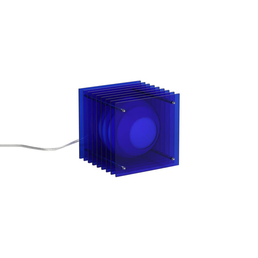 Lampe à poser LOP Small Squarre Blue Lampe à poser LOP Small Squarre Blue