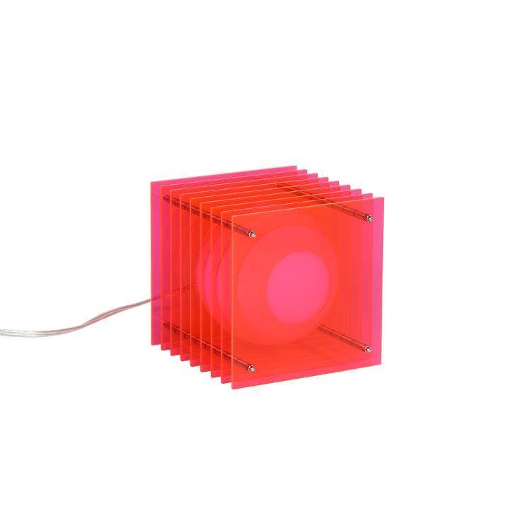 Lampe à poser LOP Small Squarre Pink Lampe à poser LOP Small Squarre Pink