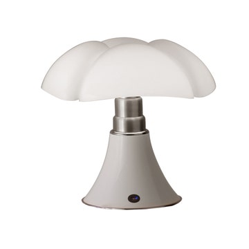 Lampe à poser MINI PIPISTRELLO SANS FIL de Martinelli Luce, Blanc