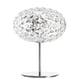 Lampe à poser PLANET de Kartell, H.53, Cristal