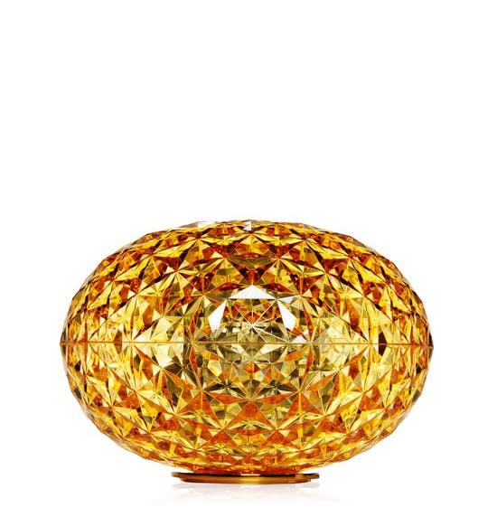 Lampe à poser PLANET de Kartell, Dorée