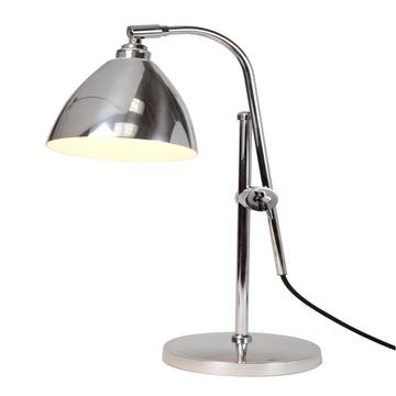 Lampe à poser TASK d'Original BTC, Aluminium poli