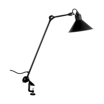 Lampe architecte GRAS N°201 de DCW, Noir, Abat-jour conique