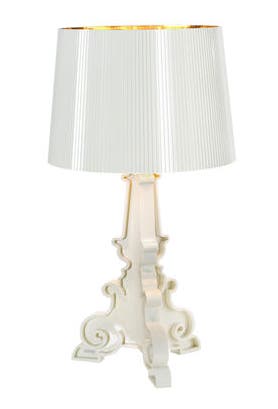 Lampe BOURGIE de Kartell, Blanc Or Lampe BOURGIE de Kartell, Blanc Or