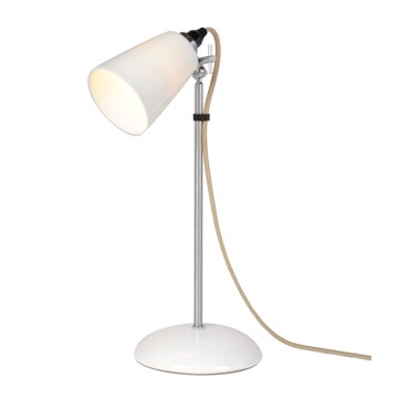 Lampe de table HECTOR SMALL FLOWERPOT d'Original BTC, Blanc naturel