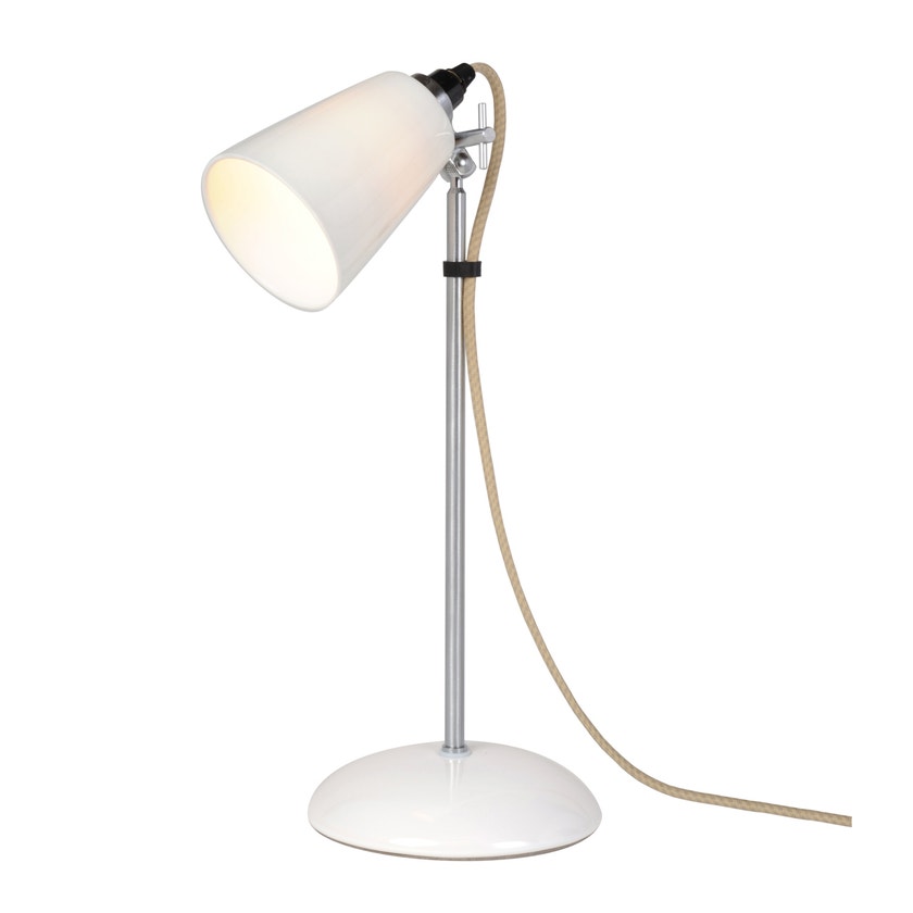 Lampe de table HECTOR SMALL FLOWERPOT d'Original BTC, Blanc naturel Lampe de table HECTOR SMALL FLOWERPOT d'Original BTC, Blanc naturel