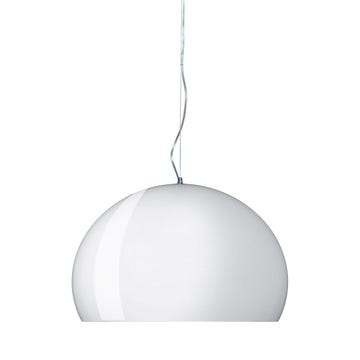 Lampe FL/Y opaque de Kartell, Large, Blanc
