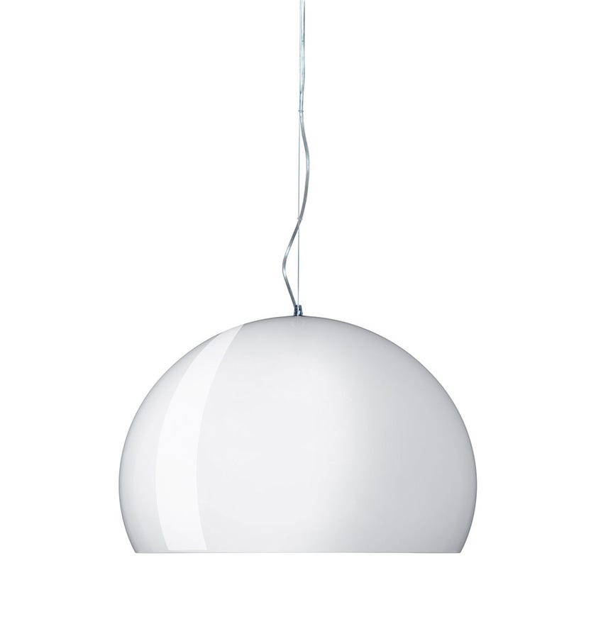 Lampe FL/Y opaque de Kartell, Large, Blanc