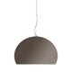 Lampe FL/Y opaque, Large, Marron