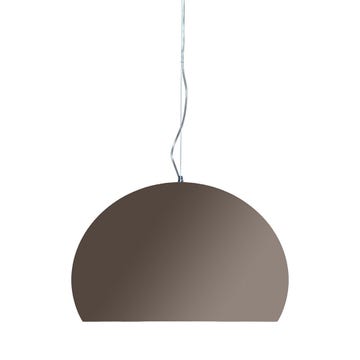 Lampe FL/Y opaque de Kartell, Médium, Marron