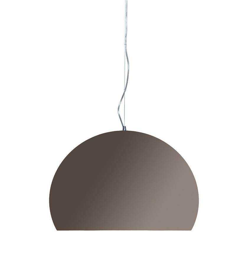 Lampe FL/Y opaque de Kartell, Small, Marron
