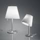 Lampe MELAMPO TAVALO d'Artemide gris aluminium